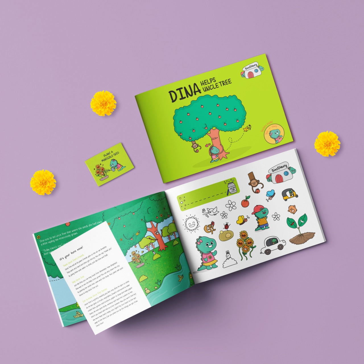 Dina Helps Uncle Tree - Tinycubs -