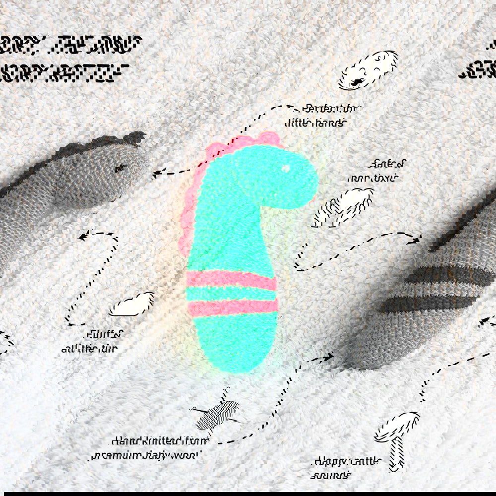 Dino Soft Toy & Diwali Bodysuit Gift Set - Tinycubs -