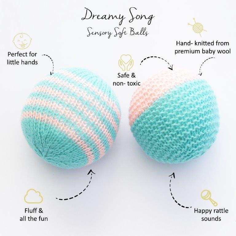 Dreamy Song Sensory Soft Balls - Tinycubs -
