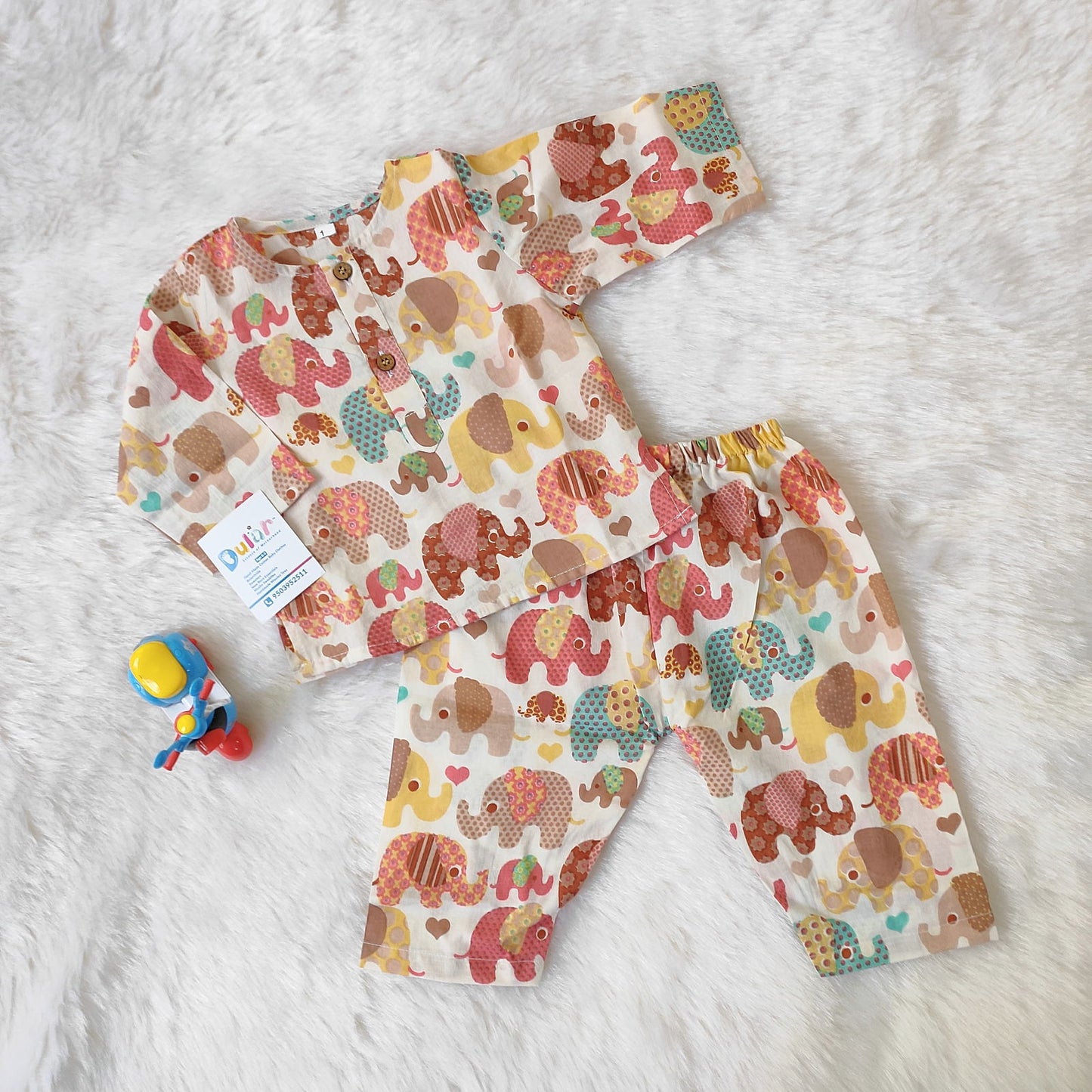 Jaipur Cotton Night Suits - Tinycubs -