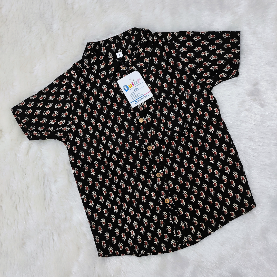 Jaipur Cotton Shirt - Coffee Koiri - Tinycubs -