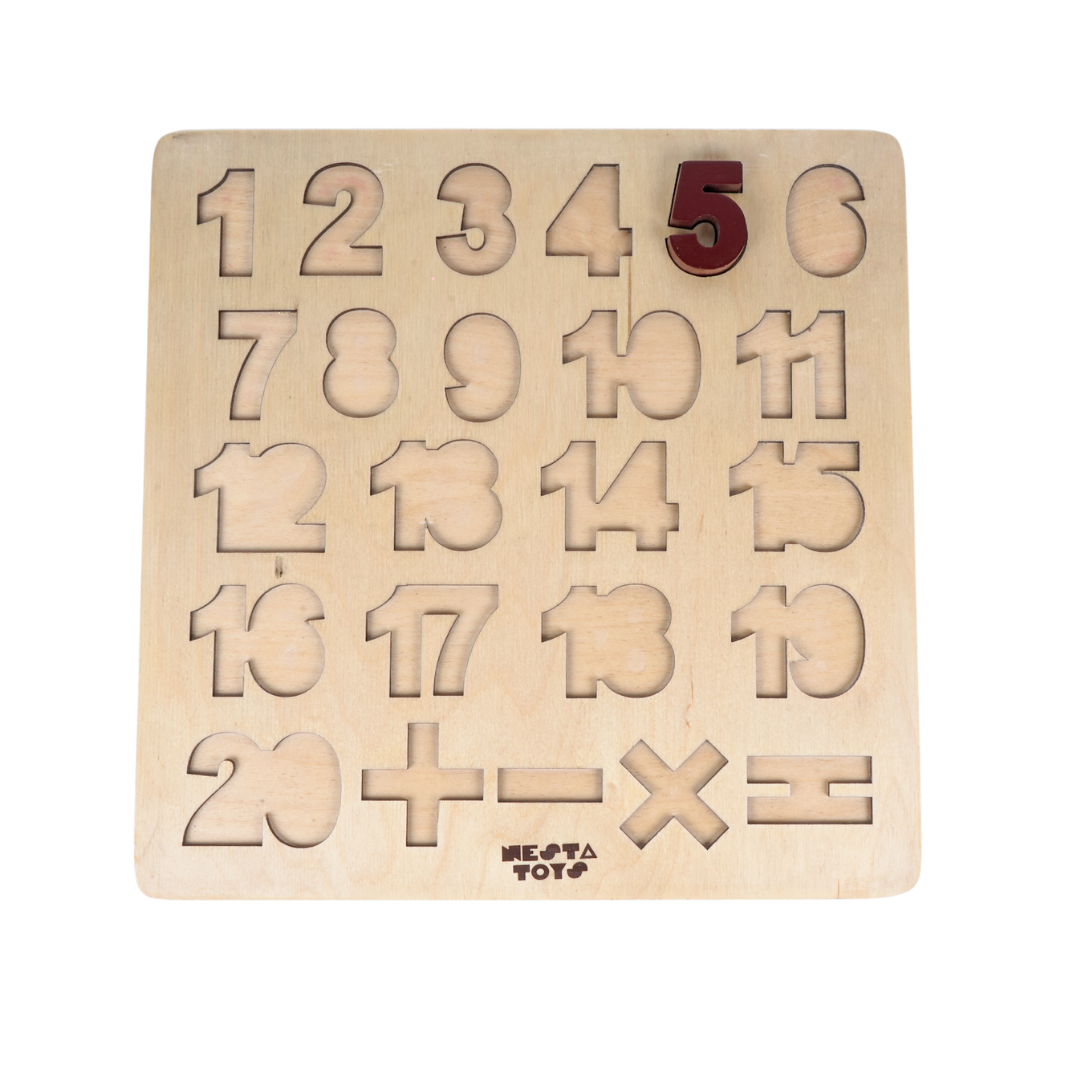 NESTA TOYS - Wooden Number Puzzle Toys - Tinycubs -