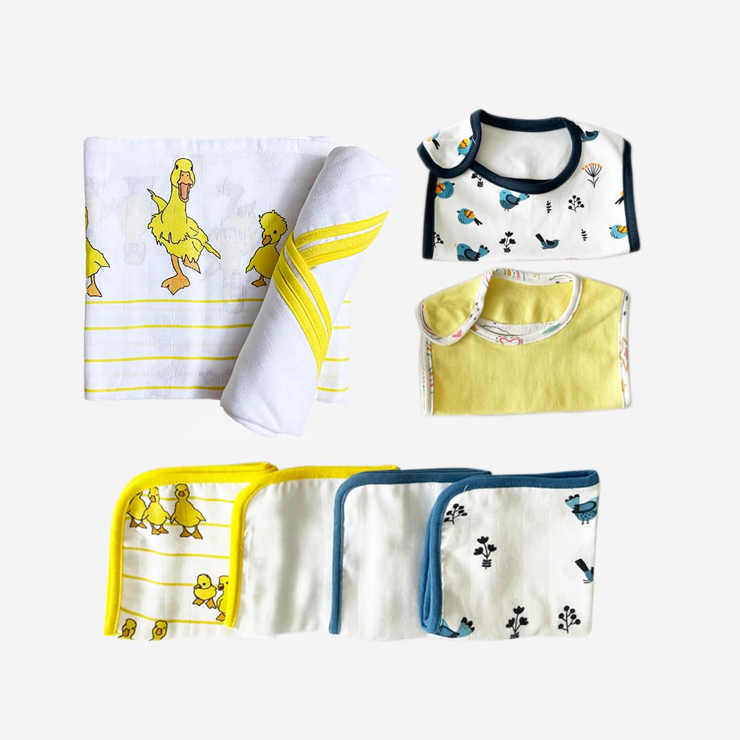 Newborn Baby Gift Pack | Pack of 8 - Tinycubs -
