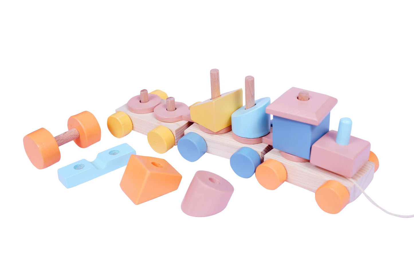 Pull Along Block Train - Tinycubs -