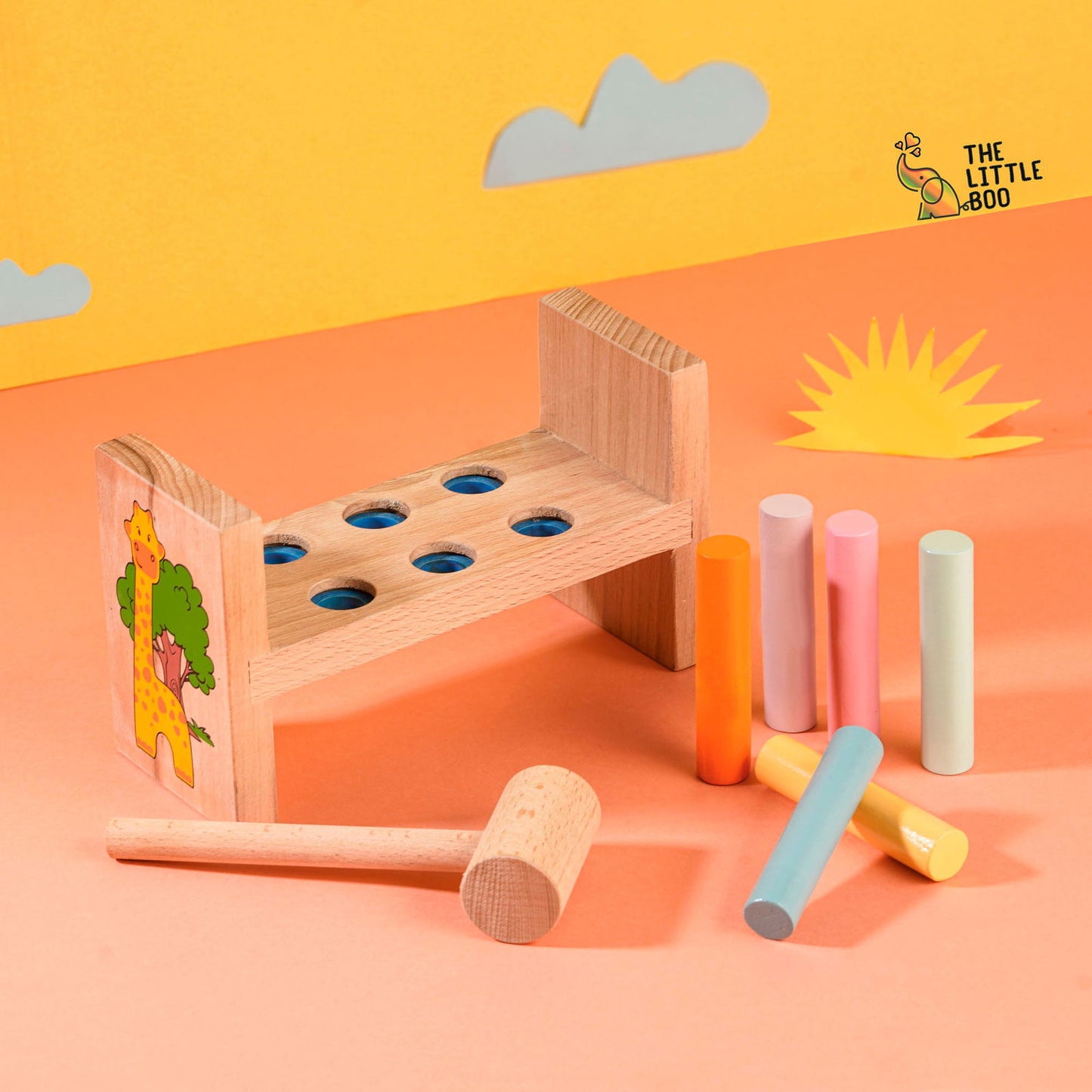 Wooden Hammer Bench - Tinycubs -