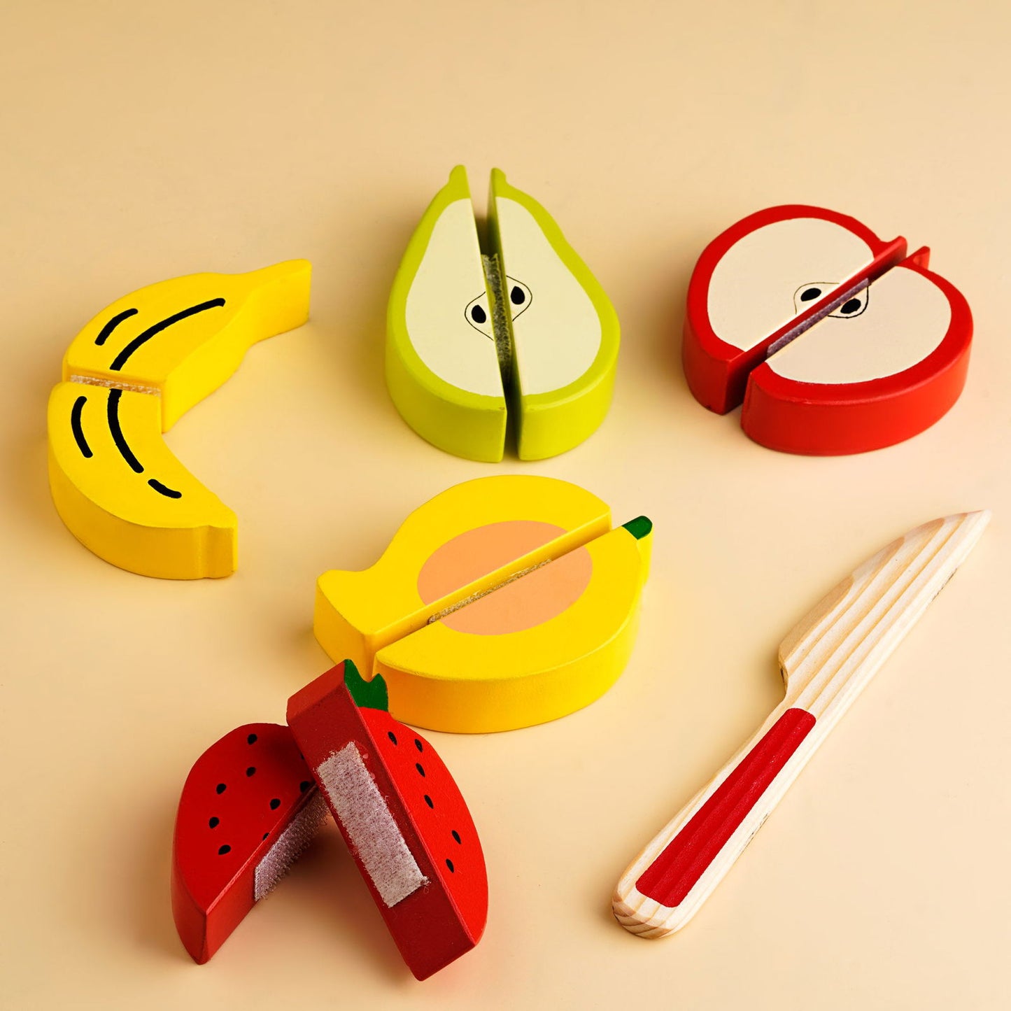 Wooden Raised Cut Fruit Tray - Tinycubs -