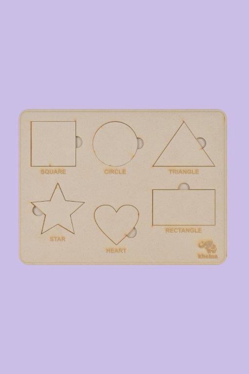 6 little shapes puzzle - Tinycubs - 