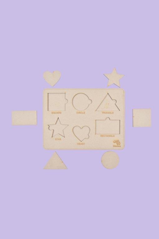 6 little shapes puzzle - Tinycubs - 