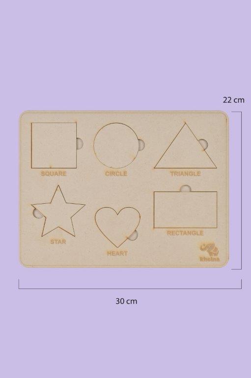 6 little shapes puzzle - Tinycubs - 