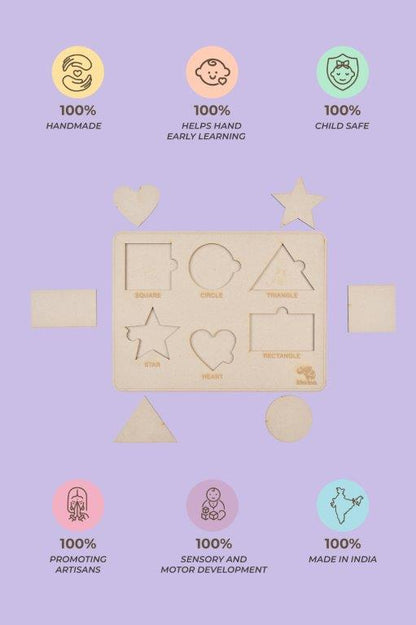 6 little shapes puzzle - Tinycubs - 