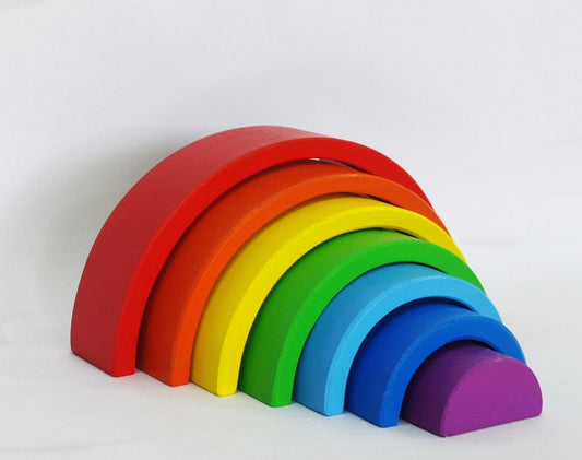 7 Piece Rainbow Stacker - Tinycubs - 