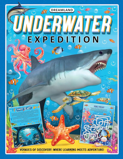 Underwater Expedition Activity Book for Kids Age 5 -10 years