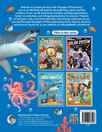 Underwater Expedition Activity Book for Kids Age 5 -10 years