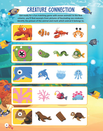 Underwater Expedition Activity Book for Kids Age 5 -10 years