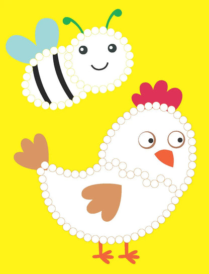 1500 Mosaic Stickers Book 1 with Colouring Fun  - Sticker Book for Kids Age 4 - 8 years