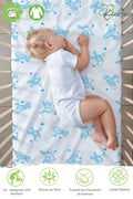Adorable Animal' Cotton Fitted Cot Crib Sheet : Sparrow - Tinycubs - 
