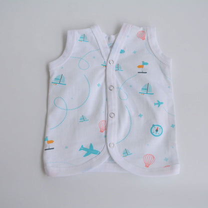 All Colours - Doodle Baby Vests (Set of 5) - Tinycubs - 