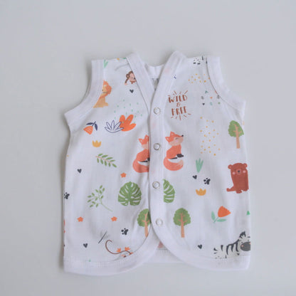 All Colours - Doodle Baby Vests (Set of 5) - Tinycubs - 