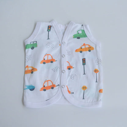 All Colours - Doodle Baby Vests (Set of 5) - Tinycubs - 