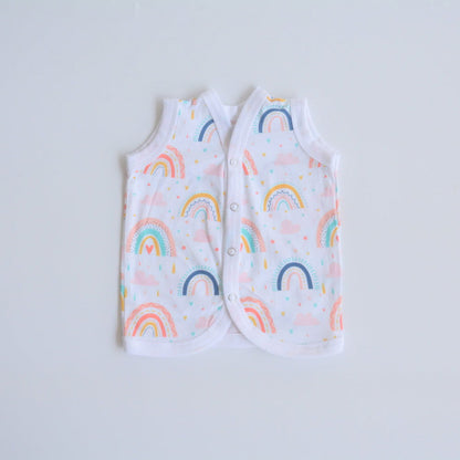All Colours - Doodle Baby Vests (Set of 5) - Tinycubs - 