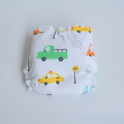 All Colours - Doodle Dry Nappies (Set of 5) - Tinycubs - 