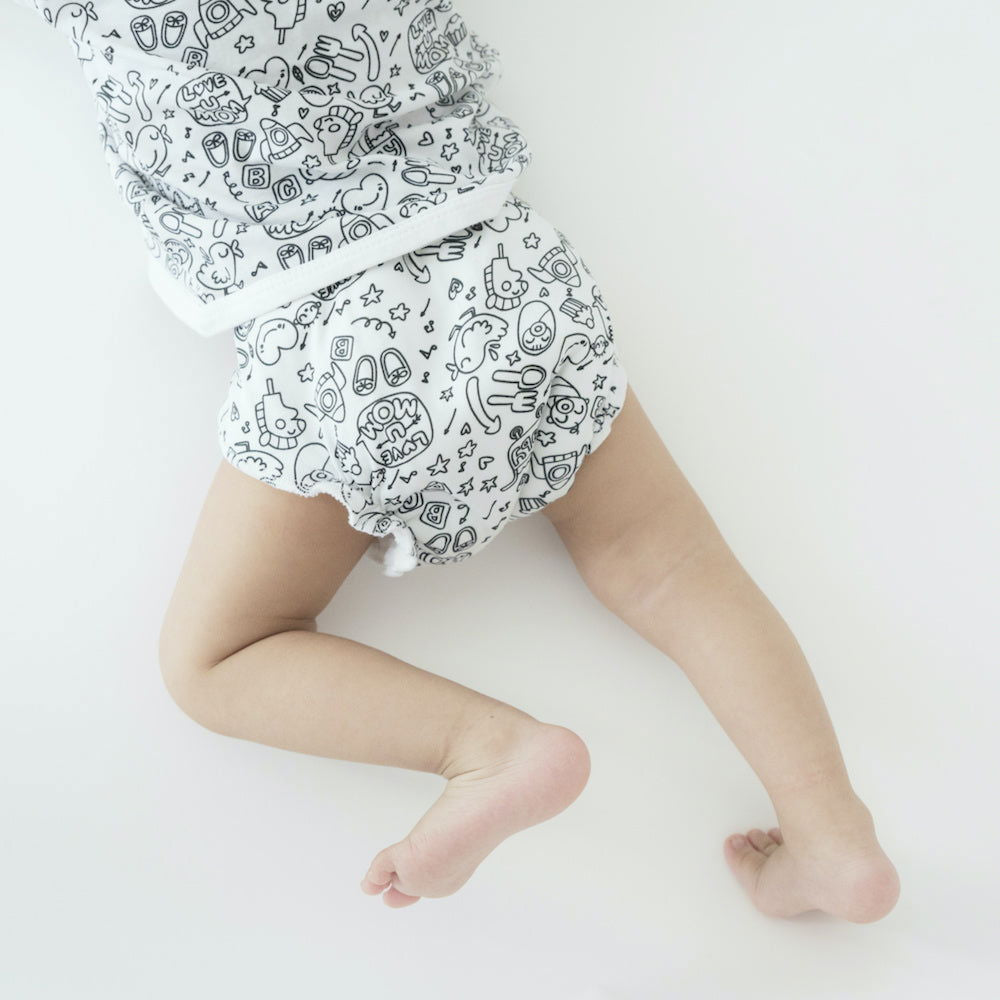 All Colours - Doodle Dry Nappies (Set of 5) - Tinycubs - 