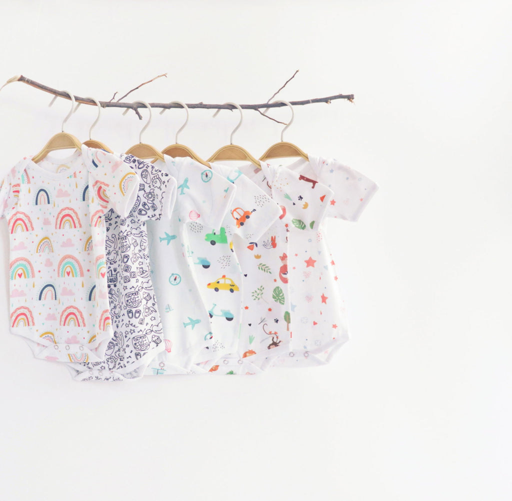 All Colours Bodysuits - Set of 6 - Tinycubs - 