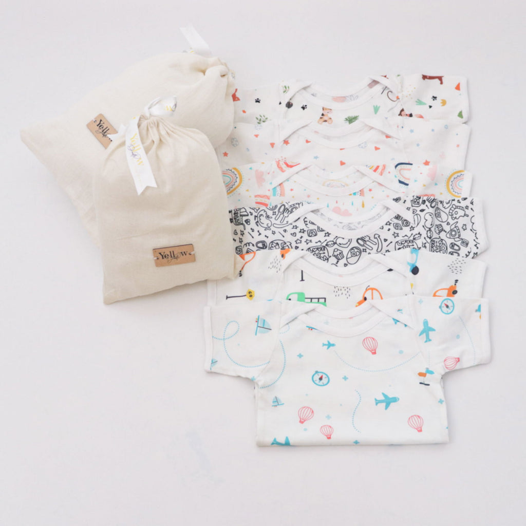All Colours Bodysuits - Set of 6 - Tinycubs - 