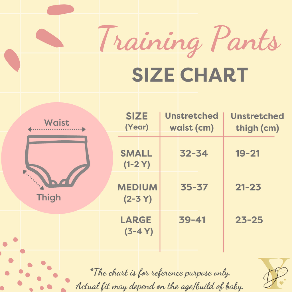 All Colours (Set of 6) Pull-up Toddler Training Pants - Tinycubs - 
