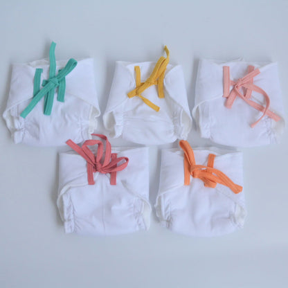 All Hearts Basket - Everyday Essentials Nappy & Vest (Set of 10) - Tinycubs - 