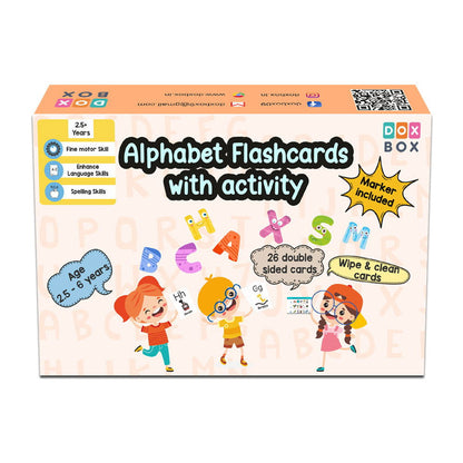 Alphabet Flashcards with activity - Tinycubs - 