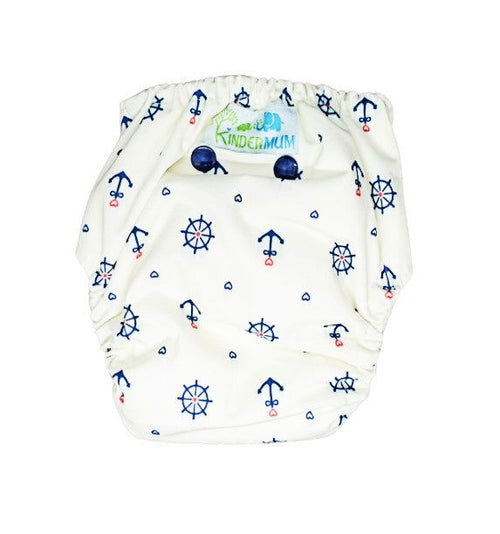 Anchor-Nano AIO Cloth Diaper with 2 organic cloth inserts - Tinycubs - 