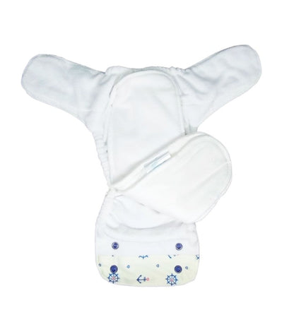 Anchor-Nano AIO Cloth Diaper with 2 organic cloth inserts - Tinycubs - 