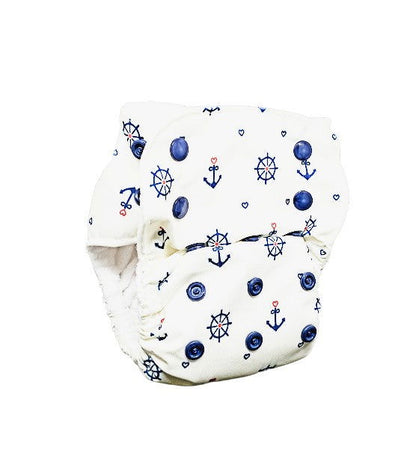 Anchor-Nano AIO Cloth Diaper with 2 organic cloth inserts - Tinycubs - 
