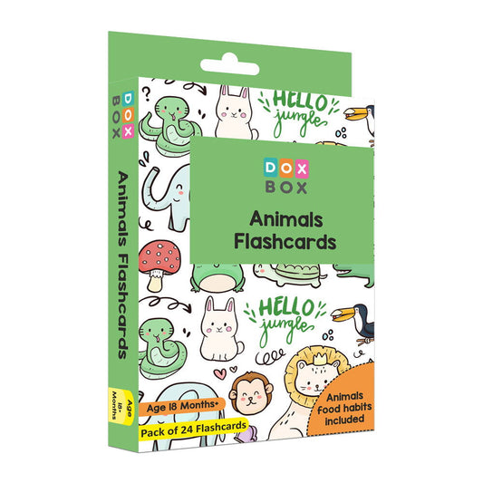 Animals Flash Cards - Pack of 24 - Tinycubs - 