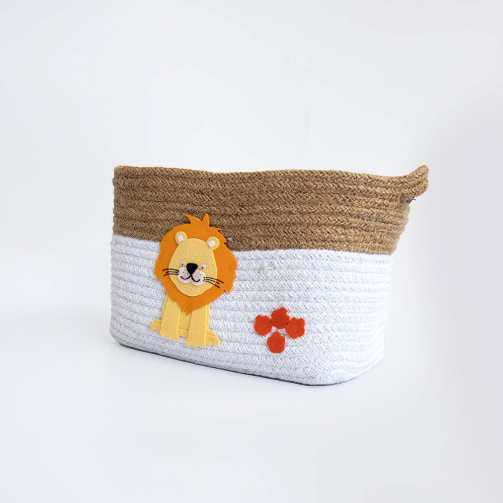 Baby Animals- Cotton Rope Baskets (Set Of 2) - Tinycubs - 