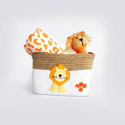 Baby Animals- Cotton Rope Baskets (Set Of 2) - Tinycubs - 