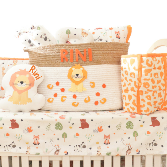 Baby Animals- Organic Cot Bedding Gift Set - Tinycubs - 