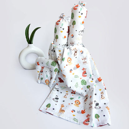 Baby Animals- Organic Cot Bedding Gift Set - Tinycubs - 