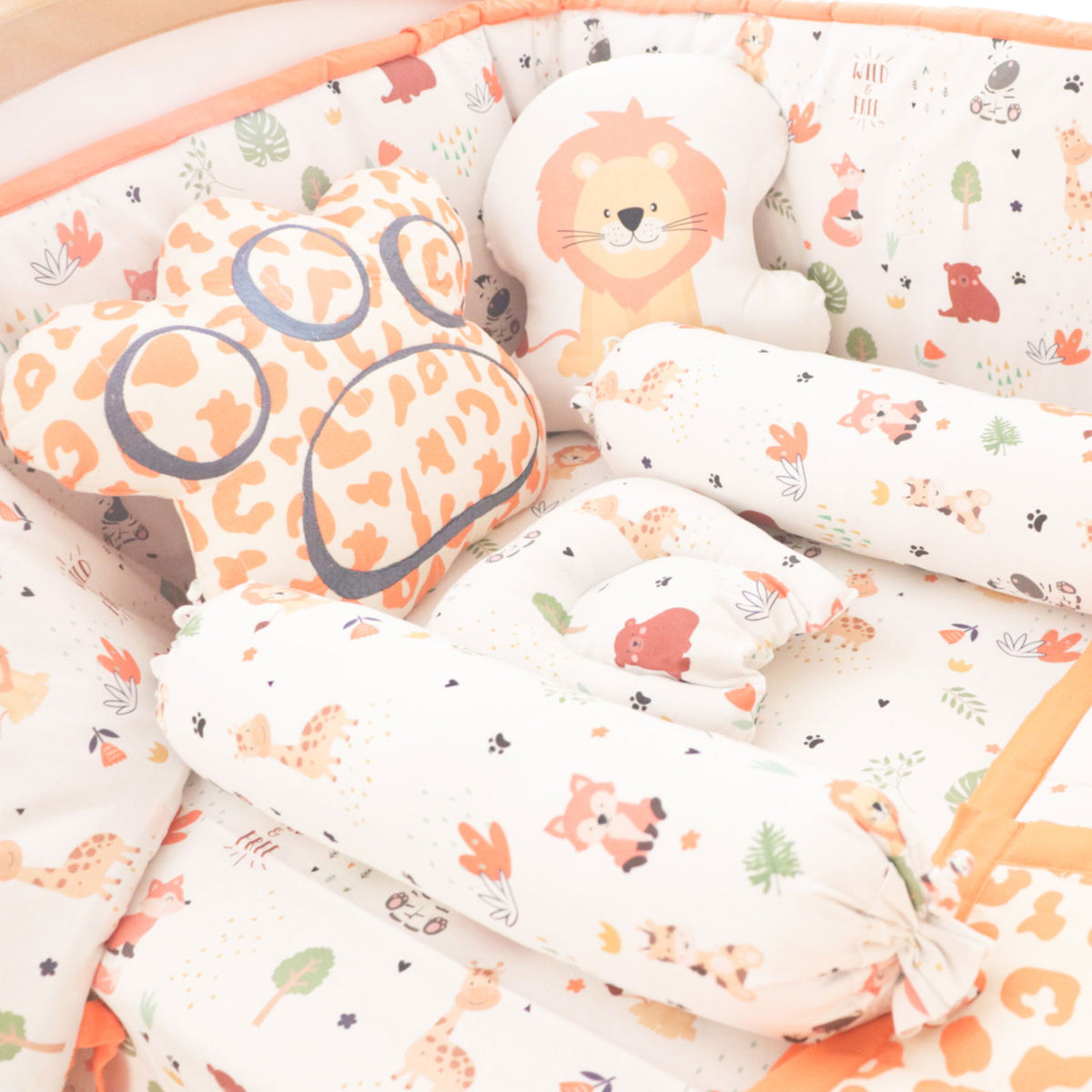Baby Animals- Organic Cot Bedding Gift Set - Tinycubs - 