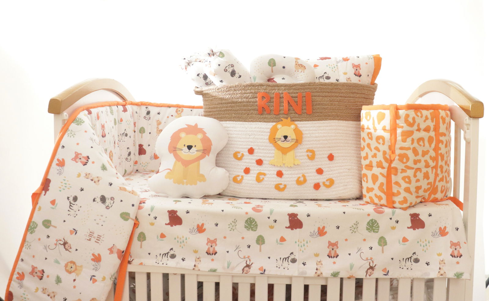 Baby Animals- Organic Cot Bedding Gift Set - Tinycubs - 