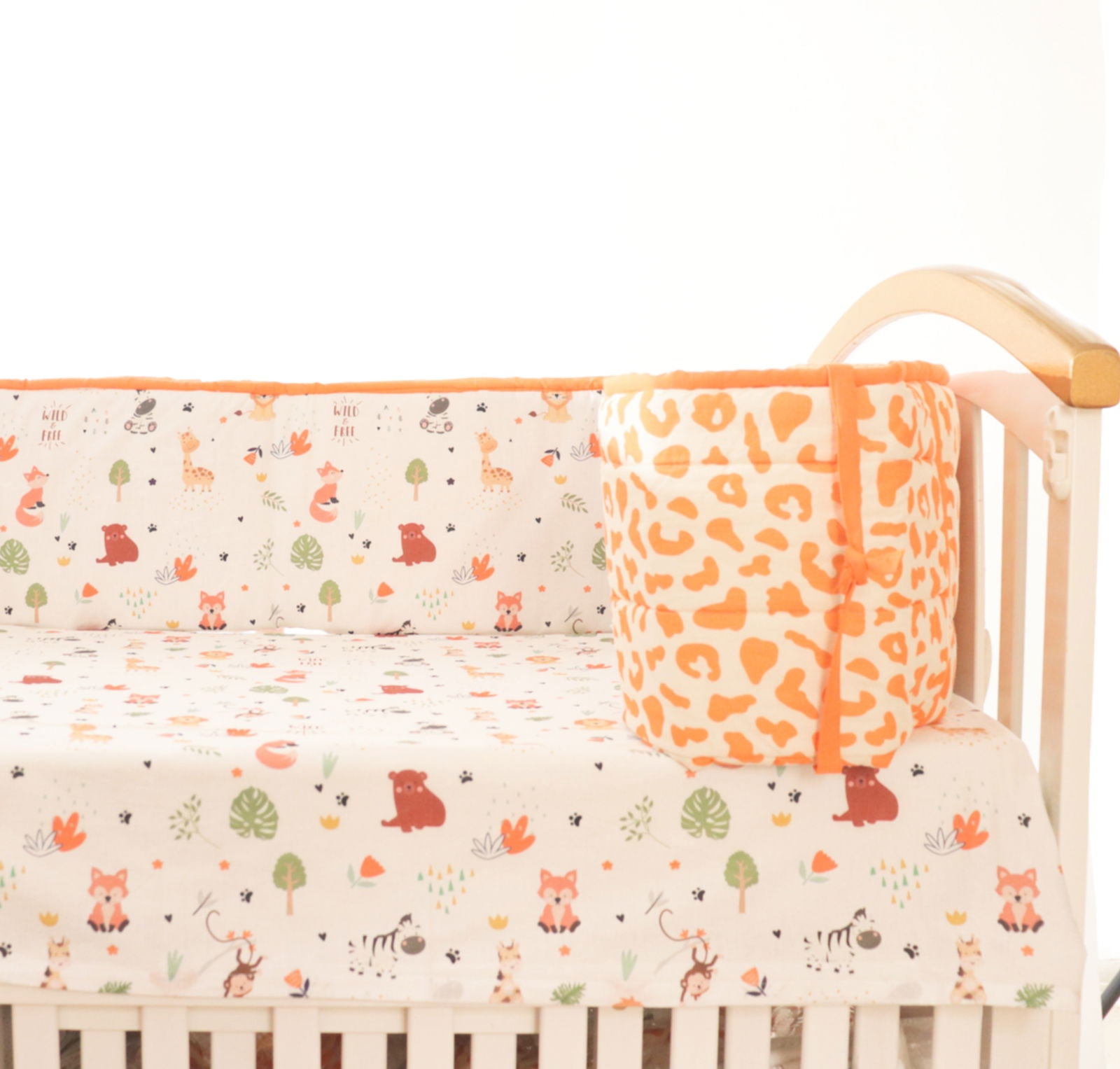 Baby Animals- Quilted Cot Bumper - Tinycubs - 