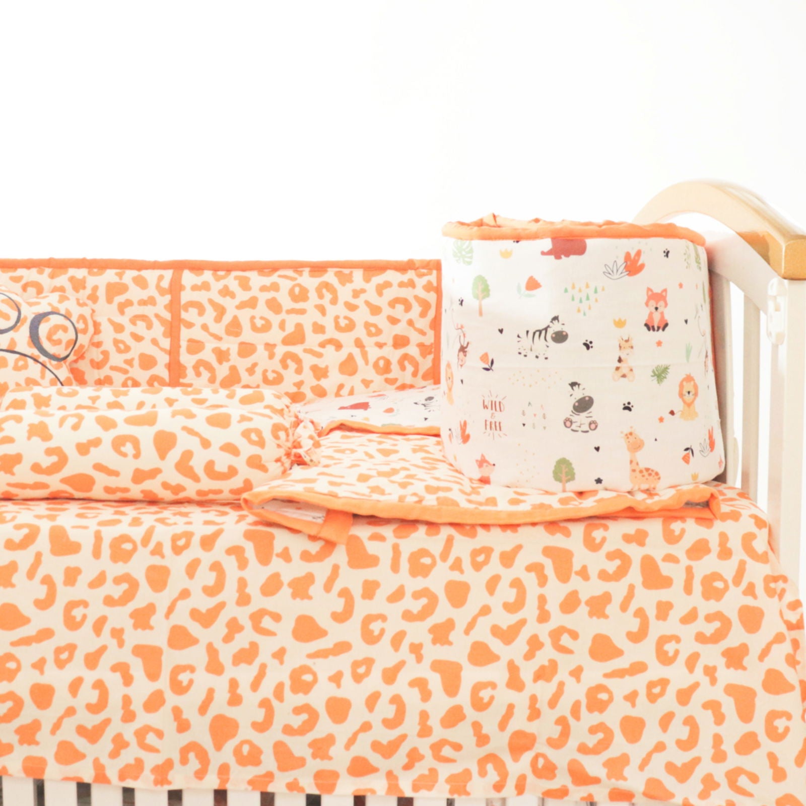 Baby Animals- Quilted Cot Bumper - Tinycubs - 