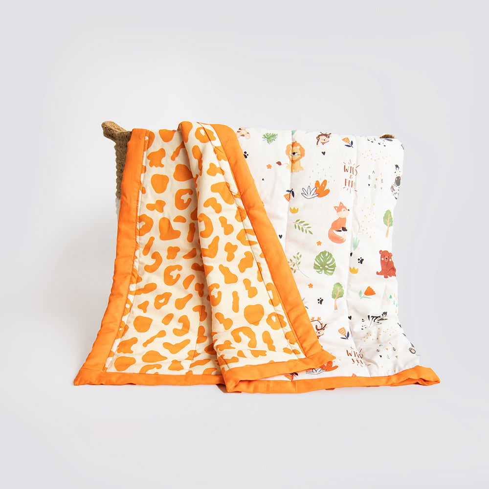 Baby Animals- Reversible Comfort Quilt - Tinycubs - 