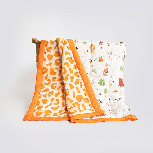 Baby Animals- Reversible Comfort Quilt - Tinycubs - 