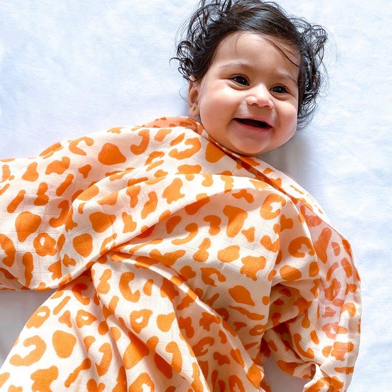 Baby Animals- Reversible Muslin Blanket - Tinycubs - 