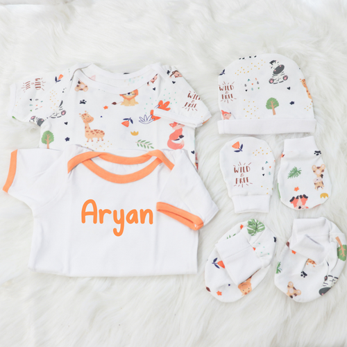 Baby Animals - Newborn Bodysuits Bundle - Tinycubs - 