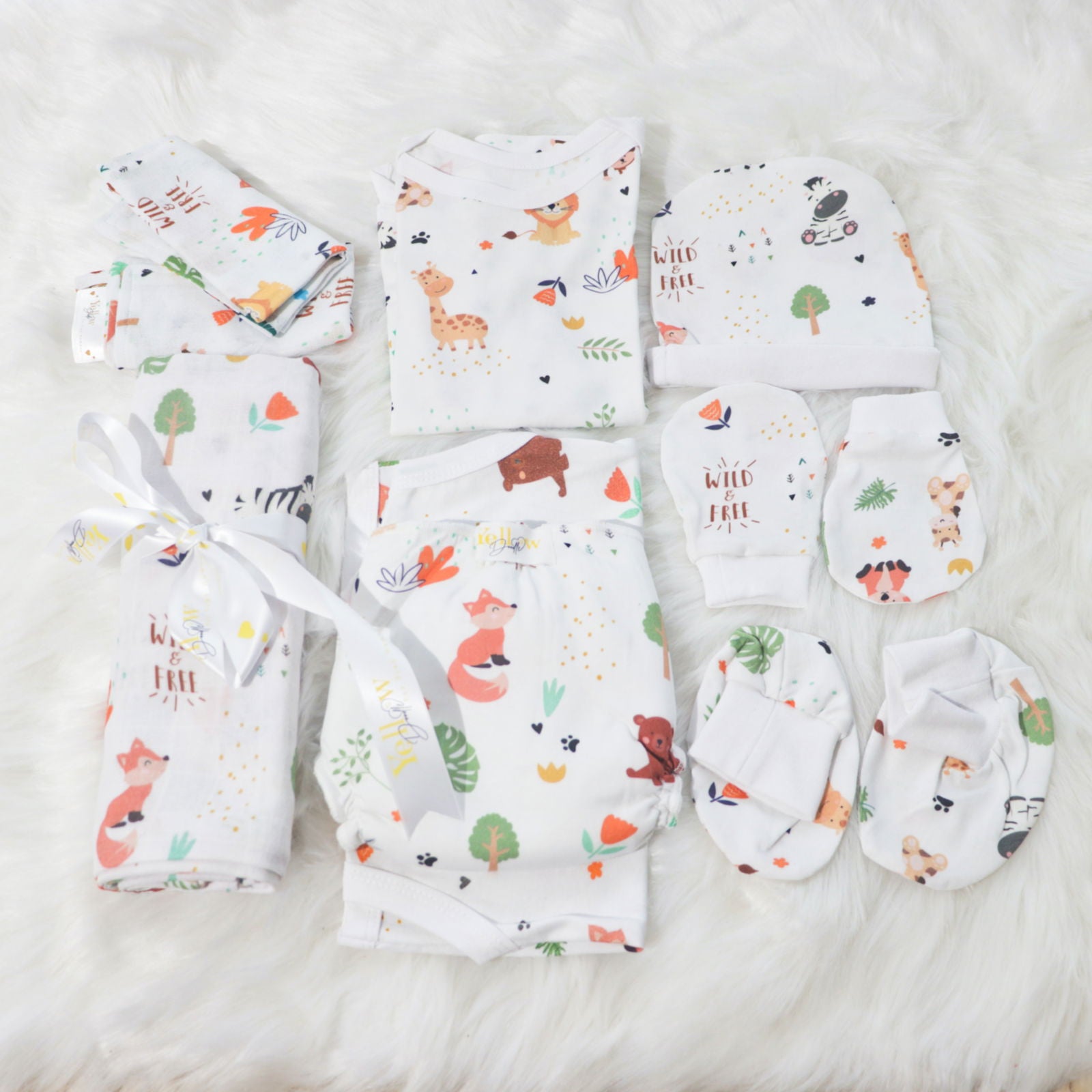 Baby Animals - Newborn Everyday Gift Bundle - Tinycubs - 