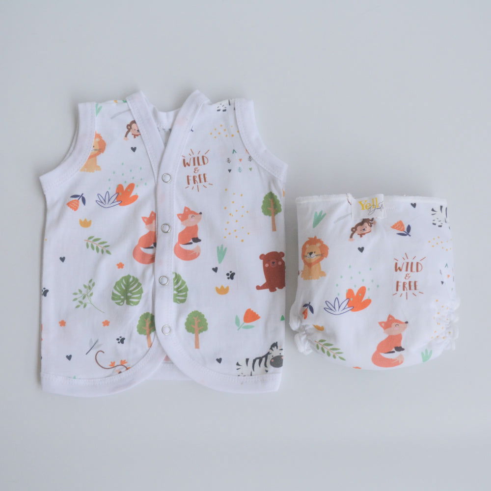 Baby Animals Babywear Set - Tinycubs - 