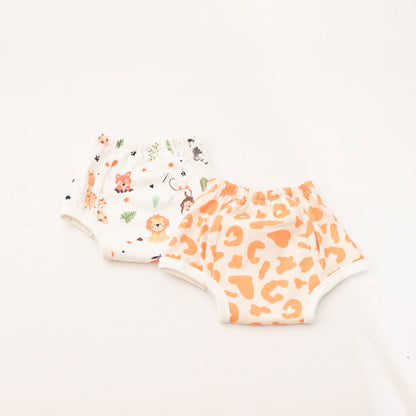 Baby Animals (Set of 2) Pull-up Toddler Training Pants - Tinycubs - 